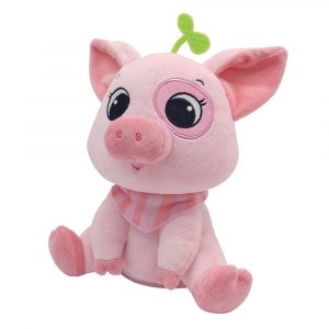 Furry Little Friends-Chatter Back-Red Pig